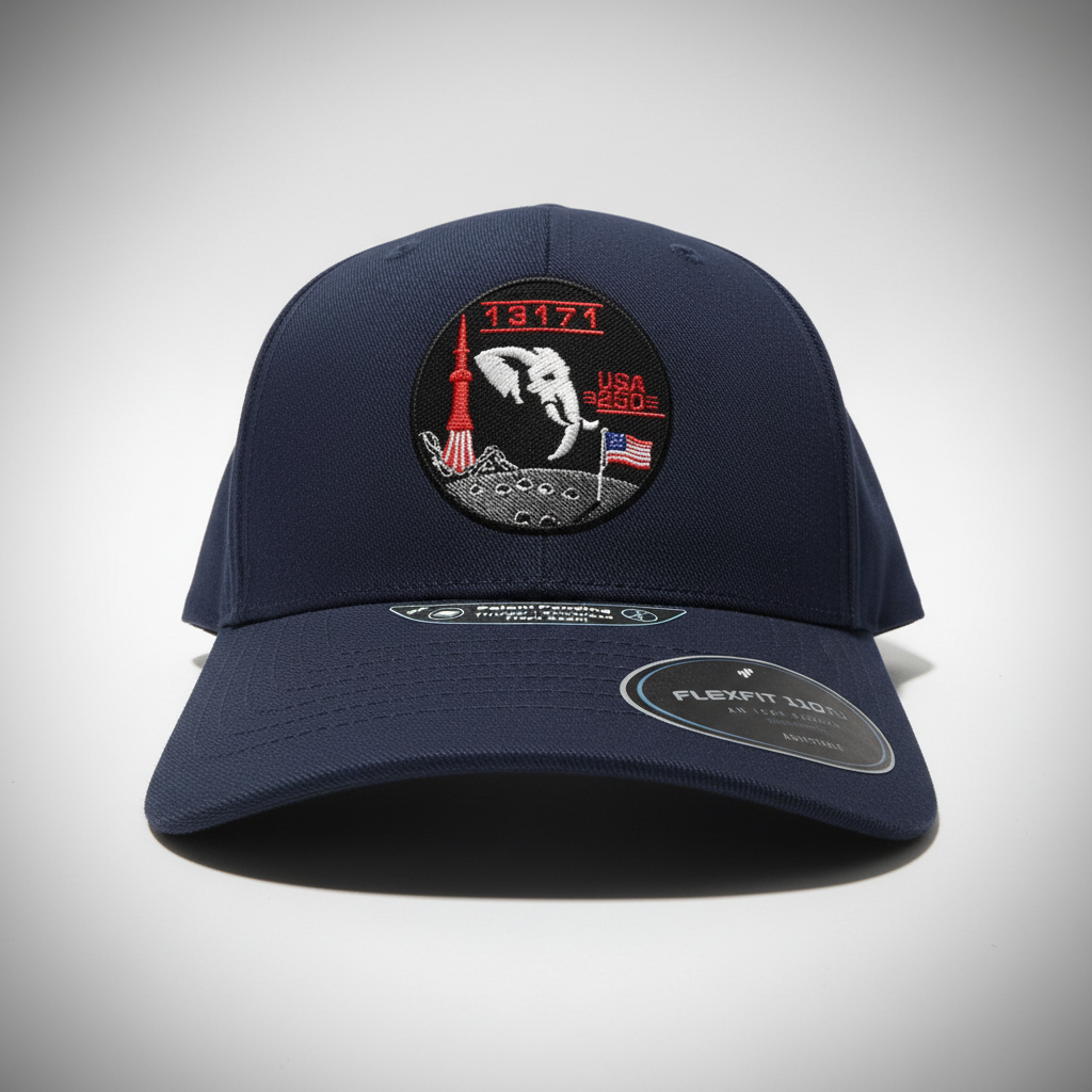 USA 250 13171 Apollo Mission Snapback Hat - Studio Shot