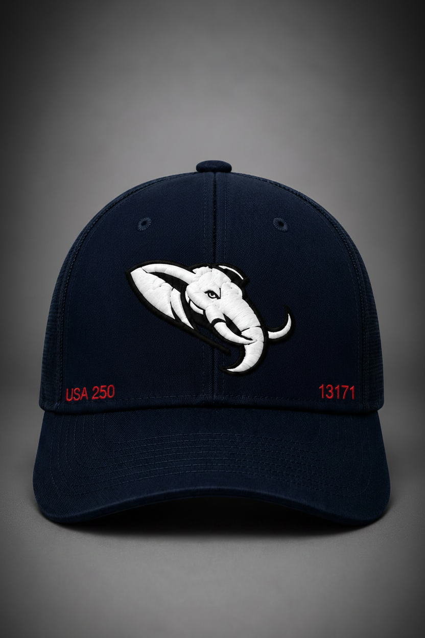 USA 250 13171 Elephant Snapback Hat - AI Studio